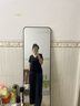 優(yōu)衣庫女裝竹節紗V領(lǐng)T恤/短袖棉白T上衣打底內搭春夏新款483576 09 黑色 M /160/84A 曬單實(shí)拍圖