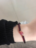 飾緣福高檔簡(jiǎn)約時(shí)尚石榴紅小眾手鏈情人節禮物送女友閨蜜手串手鏈禮物 簡(jiǎn)約時(shí)尚石榴紅手鏈 品牌專(zhuān)屬包裝 曬單實(shí)拍圖