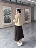 波司登（BOSIDENG）新款輕薄羽絨服女短款90絨巴恩風(fēng)休閑立領(lǐng)夾克保暖外套B250135336 金沙卡其|7C91【暢銷色】 M 165/88A 體重約125-140斤 曬單實(shí)拍圖