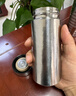 然也雙層純鈦保鮮抑菌保溫杯定制便攜口袋杯男女士200ml雪花銀XK-4577 曬單實拍圖