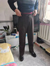 羅蒙（ROMON）羊毛休閑褲男士寬松闊腿運動(dòng)休閑褲中年爸爸毛呢褲子加厚秋冬季款 咖啡 XL (適合145-160斤)2.6-2.7尺 曬單實(shí)拍圖