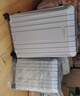 新秀麗（Samsonite）行李箱20英寸+28英寸拉桿箱子母套裝箱旅行密碼箱NX0銀色 曬單實(shí)拍圖