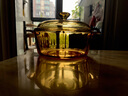 康寧2.25L晶彩透明耐熱玻璃湯鍋燉鍋 耐高溫明火直燒【JOY聯(lián)名款】 曬單實拍圖