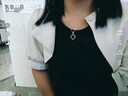 四葉花夏百搭女秋冬時(shí)尚小香風(fēng)氣質(zhì)項鏈輕奢小眾ins潮網(wǎng)紅鎖骨鏈 黑四葉草項鏈【金色】 曬單實(shí)拍圖