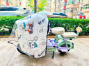 夢(mèng)多福電動(dòng)車擋風(fēng)被冬季加厚加絨電瓶車防風(fēng)防雨加大全包圍摩托車保暖罩 曬單實(shí)拍圖
