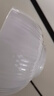 華青格家用面碗湯碗高白瓷釉下彩浮雕素雅花瓣6英寸碗2只裝  曬單實拍圖