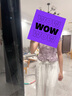 IEF/愛依服褲子2025夏季新款韓系風(fēng)簡約休閑通勤百搭顯瘦闊腿褲 白 M 曬單實拍圖