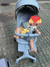 丸丫T6-2遛娃神器高景觀嬰兒推車可坐可躺輕便折疊可換向冰川藍PLUS 曬單實拍圖