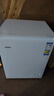 海爾（Haier）【無(wú)需除霜】海爾冰柜家用一級(jí)能效小冰柜臥式小型冷柜囤貨節(jié)能大冷凍冷藏兩用非無(wú)霜 142升免除霜帶腳輪食品筐 142升 系列 曬單實(shí)拍圖