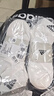 adidas三雙裝舒適短筒襪子男女阿迪達(dá)斯官方 白色/灰 M 曬單實(shí)拍圖