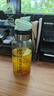 【送杯套】大容量加厚玻璃杯子便攜噸噸杯茶水分離帶杯套泡茶水杯 透明 1000ml噸噸桶 1只裝 曬單實(shí)拍圖