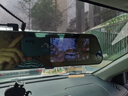 凌度行車(chē)記錄儀前后雙錄高清夜視  智能后視鏡流媒體停車(chē)監控倒車(chē)影像 套餐一：新升級觸屏4.3英寸版（前后雙錄+32G） 曬單實(shí)拍圖
