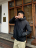 高梵輕殼5.0黑金鵝絨服2025新款戶外男士短外套 黑色 XL 曬單實(shí)拍圖