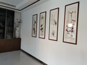 新中式梅蘭竹菊掛畫(huà)客廳沙發(fā)背景墻畫(huà)中國風(fēng)壁畫(huà)四條屏裝飾畫(huà)國畫(huà) A款 35*60cm*4幅 實(shí)木框 曬單實(shí)拍圖