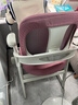 智學(xué)庫兒童學(xué)習升降椅可調節家用寫(xiě)作業(yè)座椅小學(xué)生寫(xiě)字課桌椅多色可選 太空椅S3  多維調節（布櫻粉） 曬單實(shí)拍圖