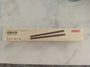 京東京造 筷子 家用食品級(jí)餐具實(shí)木防滑雞翅木原木【無(wú)漆無(wú)蠟】10雙裝 曬單實(shí)拍圖