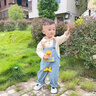 G.DUCKKIDS背帶褲嬰兒衣服春秋裝兒童套裝男小童衛(wèi)衣背帶褲男童運動套裝秋季 藍(lán)色小鴨背帶褲 80 建議年齡8-10個月體重19-23斤左右 曬單實拍圖