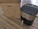 美的（Midea）炎烤空氣炸鍋不用翻面家用大容量上下雙熱源透明可視多功能電炸鍋全自動(dòng)空氣炸鍋智能觸控免翻面 【大容量 上下雙熱源免翻面KZC6054】 6L 曬單實(shí)拍圖
