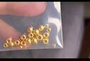 金小貅黃金轉(zhuǎn)運珠足金999大金珠8mm頂珠散珠手串diy金珠子豆豆金送禮 1g,大金珠【多退少補】 曬單實拍圖