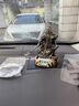 赤槿汽車擺件武財神香水座車載關公創(chuàng)意車內(nèi)飾品車上中控臺關二爺裝飾 【古銅色關公】+福袋黑瑪瑙 曬單實拍圖