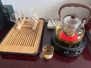 憶壺茶玻璃煮茶壺電陶爐煮茶器新款養生壺燒水壺泡茶壺茶具套裝 【11件】壺+爐+6杯+松木杯架+茶盤(pán)+茶巾 曬單實(shí)拍圖