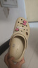 卡駱馳crocs檀健次同款經(jīng)典泡芙洞洞鞋百舒適男沙灘鞋女鞋休閑鞋|207521 骨白色-2Y2(含智必星) 37 (230mm) 38 曬單實(shí)拍圖