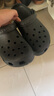 crocs卡駱馳檀健次同款洞洞鞋男沙灘鞋|10001 黑色-001 43(270mm) 曬單實(shí)拍圖