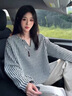 魯雅爾cleanfit條紋打底衫男早秋季韓版潮流衛衣美式高街休閑百搭上衣服 白色 XL 曬單實(shí)拍圖