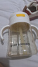皇寵兒童牛奶杯一歲以上寶寶PPSU水杯學(xué)飲彈蓋吸管杯直飲奶瓶330ml 曬單實(shí)拍圖