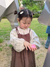 G.DUCKKIDS小黃鴨女童連衣裙秋裝中小童長(cháng)袖碎花裙套裝兒童裙子女寶寶公主裙 咖色 120 建議5~6歲【110-120cm】cm 曬單實(shí)拍圖