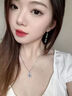 百年老鳯祥小福祿藍水翡翠葫蘆純銀s999項鏈女款感輕奢小眾生日禮 小福祿項鏈/s925銀帶證書(shū) 曬單實(shí)拍圖