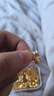 行金銀中黃金吊墜女999足金鈴蘭花掛墜定價(jià)生日禮物送女友七夕禮物 鈴蘭花吊墜 克重多退少補 約0.32g 曬單實(shí)拍圖