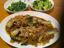 瓷俠客純白超大盤子特大號陶瓷骨瓷酒店西餐盤蒸魚盤剁椒魚頭圓深盤1416 16英寸月光魚盤 1個 41.5cm 曬單實拍圖