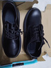 Langyanxuan西裝皮鞋男款夏季英倫風(fēng)商務(wù)正裝學(xué)生增高休閑軟底防水黑色大頭鞋 黑色 42 (260mm) 曬單實(shí)拍圖