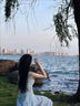 九寸陽(yáng)光夏季藍(lán)色法式吊帶連衣裙女2025新款氣質(zhì)收腰顯瘦a字海邊度假裙子 藍(lán)色無(wú)袖 M 曬單實(shí)拍圖