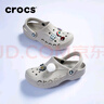 CROCS卡駱馳洞洞鞋女鞋25夏季新款男鞋戶(hù)外涉水鞋沙灘鞋情侶涼鞋拖鞋女 10126-2V3貝雅/卵石（尺碼偏大） 41-42 (260mm) 曬單實(shí)拍圖