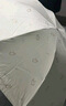 天堂 防紫外線晴雨傘三折黑膠防曬太陽傘遮陽傘57*8骨 天鵝米色 曬單實(shí)拍圖