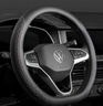 FHAO2025款汽車方向盤套套防滑吸汗超薄方向盤D型把套透氣四季通用款 曬單實(shí)拍圖