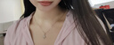 六桂福珠寶 PT950鉑金吊墜 月念星羽 白金項鏈掛墜女款 PT0600028 0.95g 曬單實(shí)拍圖
