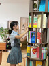 林之語實木旋轉(zhuǎn)書架360度書柜置物架落地一體靠墻移動兒童轉(zhuǎn)角立式書架 【80%選擇】六層44*197.8CM 曬單實拍圖