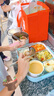 美廚（maxcook）304不銹鋼飯盒4.5cm加大加深5格學(xué)生飯盒保溫盒2L配餐具個(gè)MCFT111 曬單實(shí)拍圖