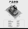 貝意品花灑支架免打孔強力無痕花灑底座蓮蓬頭支架掛鉤淋浴支架槍灰 曬單實拍圖