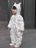 巴拉巴拉balaOne嬰兒羽絨服連體衣寶寶男女2025新款冬裝保暖萌趣時(shí)尚新穎 啃秋-白鴨絨 90 cm-充絨量98g 曬單實(shí)拍圖