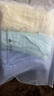 舒貝怡3條裝嬰兒口水巾純棉紗布新生兒小方巾男女寶寶洗臉巾 藍綠黃 曬單實拍圖