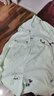 浪莎（LangSha）純棉睡衣女春秋新款長(zhǎng)袖全棉開衫可外穿大碼家居服套裝 清新小鳥[精梳棉] XL [115-130斤] 曬單實(shí)拍圖