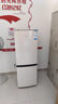 海爾（Haier）冰箱出品雙開門二門177升冰箱家用小型冰箱租房省電不占地冷藏冷凍兩用統(tǒng)帥家用小冰箱 以舊換新 177升雙門冰箱節(jié)能省電 兩天約用1度電 曬單實拍圖