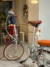 大行（DAHON）D10折疊自行車(chē)20英寸10速成人復古休閑運動(dòng)自行車(chē)HAC003 電鍍銀 曬單實(shí)拍圖