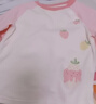 戴維貝拉（DAVE＆BELLA）兒童內(nèi)衣套裝男童睡衣寶寶女童家居服兩件套秋冬新款秋衣秋褲 粉色【現(xiàn)貨】 90 cm（建議身高80-90cm） 曬單實拍圖