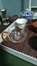 金灶（KAMJOVE）玻璃公道杯帶茶漏過(guò)濾網(wǎng)套裝 茶具配件茶海分茶器加厚功夫茶杯 玻璃公道杯【200mL】 曬單實(shí)拍圖