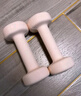 Keep 彩色浸塑啞鈴 男女家用家庭健身肌肉塑形手臂輕重量櫻粉 1kg*2 曬單實拍圖